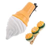 CIYODO 2pcs Creative Ice Cream Cone and Hamburger Hair Clips Made of Resin and Iron, Convenient and Practical Funny Hair Accessories for Adding a Playful Element to Your Look