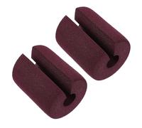 CIYODO 2Pcs Cylindrical Door Latch Hand Protector Anti-Skid Door Stopper for Kindergarten and Home Safety Preventing Finger Pinch Injuries Brown