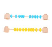CIYODO 2Pcs DIY Abacus for Early Learning Educational Math for Boy Girl Months Enhance Mental Arithmetic Skills and Aesthetic