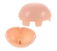 CIYODO 2pcs Doll Making Faux Scalp Material for DIY Dolls Soft Head Hard Shell for Crafting Projects Suitable for Artists and Hobbyists