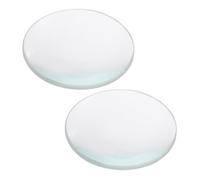 CIYODO 2Pcs Double Convex Optical Lens Focal Glass for Physics Teaching and Science Classroom Experiments