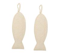 CIYODO 2pcs Double-Sided Thickened Cartoon Bath Towel Loofah for Gentle Exfoliating Scrubbers for Natural Bathroom Accessories