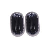 CIYODO 2Pcs Emery Sponge Brush with Handle Black Cleaning Scouring Pad for Tough Decontamination and Descaling Absorbent Sponge Scrubber for Kitchen Bathroom Dishes Pots and Pans