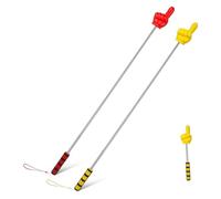 CIYODO 2pcs Extendable Finger Pointer Stick for Teachers with Soft Grip Handles Classroom Essentials Telescopic Design for Easy and Effortless Use in Teaching and Presentations