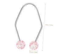 CIYODO 2pcs Facial Sculpting Tool Stainless Steel Dimple Maker for Cheeks Portable Dimple Trainer for Men Women Teens Gentle Skin Face Shaper with Stylish Pink Pearl Design