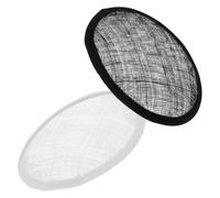 CIYODO 2pcs Flax Fascinator Hat Bases and Teardrop Shapes, User-Friendly Versatile Foundation for DIY Accessories and Craft Projects, for Beginners and Stylish Millinery