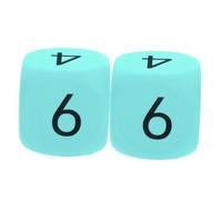 CIYODO 2pcs Foam Dice EVA for Classroom Party Games Safe Rounded Edges Educational Teaching Dice for Events Family Activities Interactive Fun