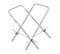 CIYODO 2pcs Galvanized Carbon Steel Hardened Square U Bolts Pipe Clamps with Extended Fixing Connectors Corrosion Resistant Steel Tube Clamps for Automotive Exhaust Furniture and Boat