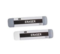 CIYODO 2pcs Grey Sand Eraser Pen Style Matte Surface Precise Correction Supplies for Students Artists Professionals Ballpoint and Gel Pens for School Office Use