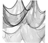 CIYODO 2PCS Halloween Creepy Cloth Gauze Set Black Grey Spooky Decoration for Haunted House Party Halloween Gauze Net for Scary Outdoor Indoor Decor
