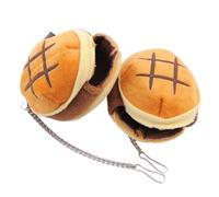 CIYODO 2pcs Hamster Bed Pet Warm Nest Cotton Material Bed Half Covered Bread Shape Random Color