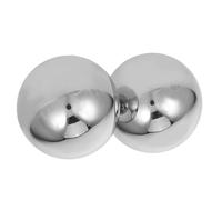 CIYODO 2Pcs Hand Exercise Balls 40Mm Stainless Steel Solid Spheres 520G Pair for Grip Strength Training, Finger Strengthening and Hand Muscle Workout at Home