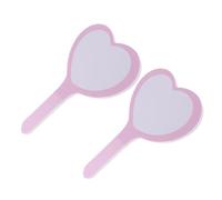 CIYODO 2Pcs Handheld Whiteboard PVC Heart-Shaped Dry Erase Board for Scoring Voting Presentation Office Use Marker Board