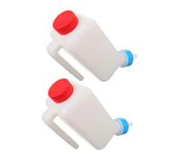 CIYODO 2pcs Hanging Livestock Nursing Bottles with Soft Nipples for Lambs Goat Calf Feeding Equipment Farm Milk Dispenser Small Animal Feeder