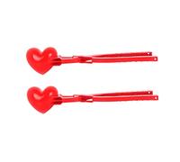 CIYODO 2Pcs Heart Shaped Maker Clips Outdoor Winter Tool Safe Plastic with Smooth Surface Easy DIY Snow Hands Warm and Clean