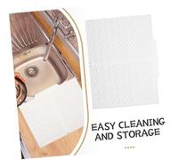 CIYODO 2pcs Heatproof Silicone Dish Drying Mat Non-Slip Water-draining Pad for Kitchen Countertop Protection Foldable and Flexible for Bowls Plates Utensils