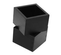 CIYODO 2pcs Japanese Style Wooden Sake Cup Box Square Reusable Wood Holder for Sake Cups Storage Container for Jewelry and Small Items Elegant Compact Design for Home and Travel