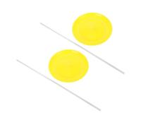 CIYODO 2pcs Juggling Plates with Plastic Sticks Lightweight Circus Skills Equipment for Adults Teens Beginners Indoor Outdoor Performance Props