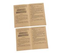 CIYODO 2pcs Mahjong Manual Comprehensive Learning Guidebook for Beginners Expertly Written Rules Strategies for Social Events Games