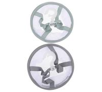 CIYODO 2pcs Makeup Brush Drying Net Hanging Basket Mesh Cosmetic Sponge Holder for Travel and Home Storage Reusable Air-drying Rack for Puff and Brush Organizing Gray and Matcha Colors