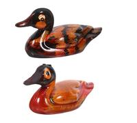 CIYODO 2pcs Mandarin Duck Figurines Resin Statue Decor 2.25 Inch Romantic Design Expressing Deep Love for Weddings and Anniversaries Home Ornament