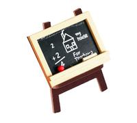 CIYODO 2pcs Miniature Wooden Easels Set House Accessory Eco Friendly Wear Resistant Easel Model for Dollhouse Decoration and DIY Landscape Supplies
