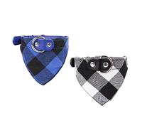CIYODO 2pcs Pet Triangular Scarf Collar for Dogs Dog Tie Collars Head Bandanas Pet Harness Leash Puppy Traction Rope Strap Leading Leash Harness Strap