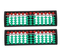 CIYODO 2pcs Plastic Abacus for Boys and Girls Column Educational Math Tool for Practical Calculating and