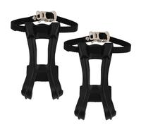 CIYODO 2pcs Plastic Nylon Bike Pedal Toe Straps for Stable Pedal Support and Ankle Protection Easy Installation Cycling Accessories for Road City and Mountain Bikes