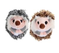 CIYODO 2pcs Plush Hedgehog Keychains Jiggly Pets Boy Gifts Stuffed Animal Pendant for Backpack Decor
