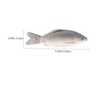 CIYODO 2pcs PU Simulation Fish Model for Boys and Girls Realistic Lifelike Fish Figurines for Educational Purposes Home Decor and Animal Recognition