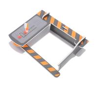 CIYODO 2Pcs Railroad Crossing Model Building Tools Educational Train Crossing for Enhancing Learning and Mechanical Knowledge with Construction and Realistic