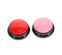 CIYODO 2Pcs Recordable Dog Buttons Interactive Pet Sound Training Buzzers for Dogs Cats Communication and Behavior Aid