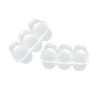 CIYODO 2pcs Refrigerator Egg Storage Holder Fresh Storage Boxes Egg Case Capacity Containers Prevent from Cracking