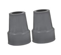 CIYODO 2pcs Rubber Cane Tips Non-Slip Replacement Covers Shock Absorbing Crutch Feet for Walking Sticks and Canes Easy to Install Safety Grip for Adults