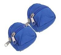 CIYODO 2pcs Scale Miniature Doll Backpack with Zipper Cute Mini Dollhouse School Bags Model for Dolls Portable Scene Accessories for Festival and Role Play