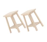 CIYODO 2pcs Scale Miniature Scenes Lightweight and Smooth Surface Mini Furniture Accessories