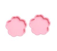 CIYODO 2pcs Silicone Cake Mold Non-Toxic DIY Baking Tray for Cakes Easy Demoulding and Cleaning Heat-Resistant Pink Silicone Bakeware for Home and Use