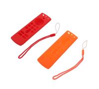 CIYODO 2pcs Silicone Remote Sleeve for Voice Remote Gen Breathable Tv Protective Cover with Anti-slip Grip Tailored Fit Silicone Case for Television Accessories Easy Clean Design