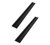 CIYODO 2pcs Silicone Sealing Strip for Stove Counter Gap Cover Gap Filler Sealing Tape for Kitchen Worktop Joint Kitchen Plinth Strip