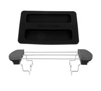 CIYODO 2pcs Silicone Toaster Cover and Bread Maker Lid Rack Set Dustproof Black Appliance Protector Multipurpose Baking Rack Compatible with Bread Makers and Toasters for Home Kitchen