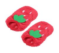 CIYODO 2pcs Small Dog Winter Coat Rabbit Outfit for Straw Dogs Warm Comfortable Pet Clothing