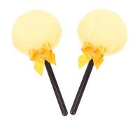 CIYODO 2pcs Small Fluffy Dry Powder Applicators for Makeup and Body Setting Loose Powder for Household Use and Refreshing Touch