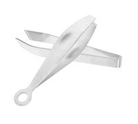 CIYODO 2pcs Stainless Steel Fish Bone Tongs and Hair Puller Multifunctional Lightweight Kitchen Tweezer for Safe and Quick Cooking Preparation Forged Elastic Design