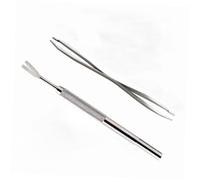 CIYODO 2pcs Stainless Steel Pet Remover Tool Set for Dogs and Cats Adjustable Tweezers for Effective and Removal Sturdy Kit