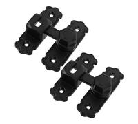 CIYODO 2pcs Stainless Steel Right Angle Door Bolt Lock for Bathroom Privacy and Ventilation Theft Buckle Suitable for Home Office and Toilet Partitions Sliding and Barn Door Latches
