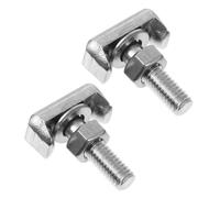 CIYODO 2pcs Stainless Steel T-bolt Battery Cable Terminal Screws for Car Battery Cable Connector Replacement Corrosion-resistant Automotive Bolts Compatible with Original Factory