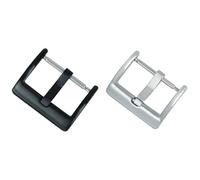 CIYODO 2pcs Stainless Steel Watch Band Buckle with Simple Style, Easy to Install and Sturdy Watchband Clasp for Electronic Watchbands and Watch Straps