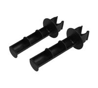 CIYODO 2pcs Toilet Paper Holder for Commode Chairs Quick Install Restroom Accessory Compatible with Wheelchair Bathroom Hardware Paper Roll Stand for Seniors and Patients