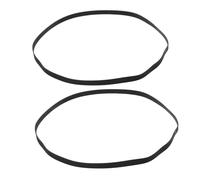 CIYODO 2pcs Turntable Drive Belt Replacement Rubber Recorder Belt Flat 190mm X 5mm for Vinyl Record Player and Cassette Tape Machine Accessories